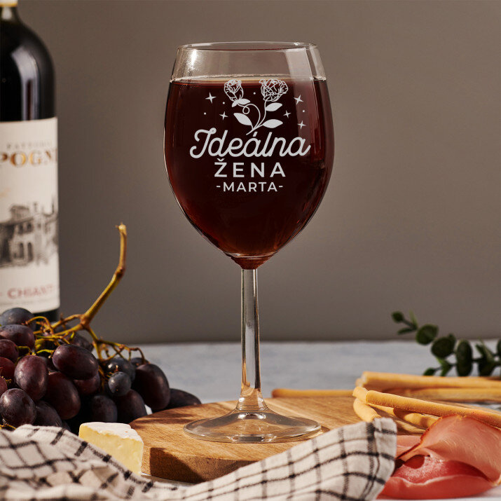 ideálna žena - Gravírovaný pohár