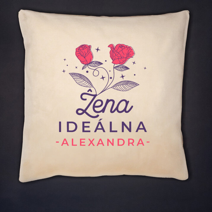 Žena ideálna - Dekoračný vankúš