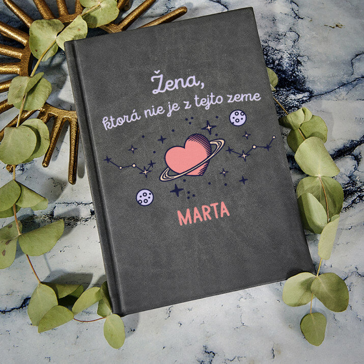 Žena, ktorá nie je z tejto zeme - Notes A5 s potiskem