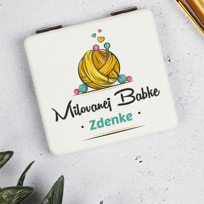 Milovanej babke - Vreckové zrkadielko