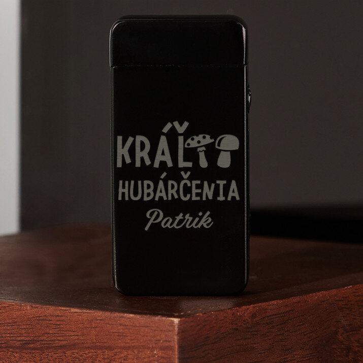 Kráľ hubárčenia - Plazmový zapaľovač čierny