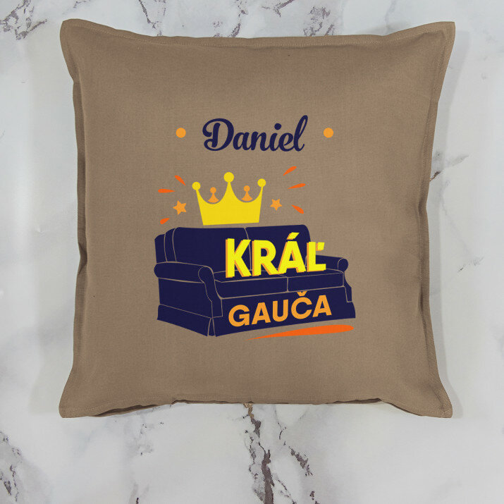 Kráľ gauča - Dekoračný vankúš