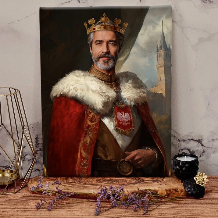 Kráľ Poľska - Kráľovský portrét Kráľ Poľska - Kráľovský portrét