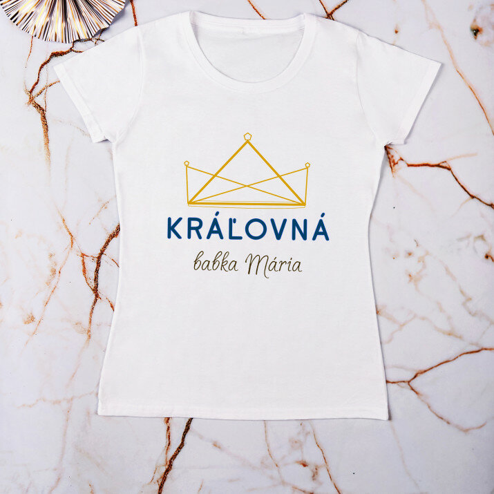 Kráľovná babka - Dámske tričko s potlačou