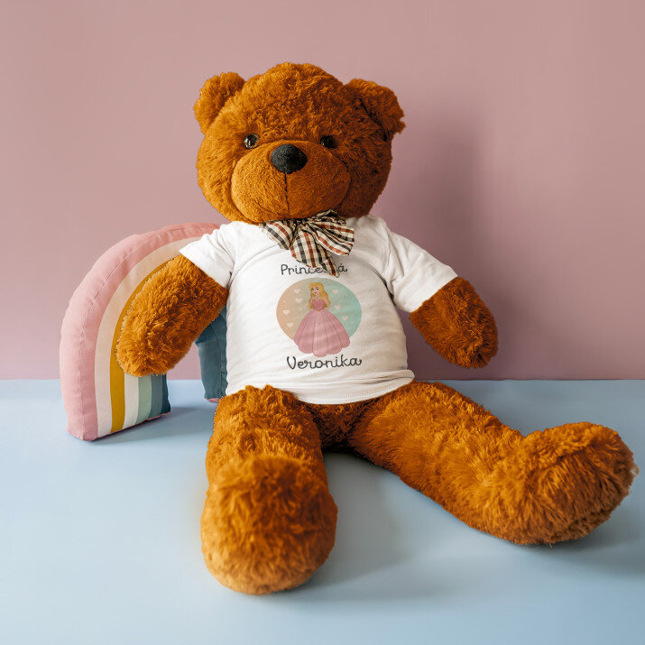 Princezná - Medvedík 90 cm