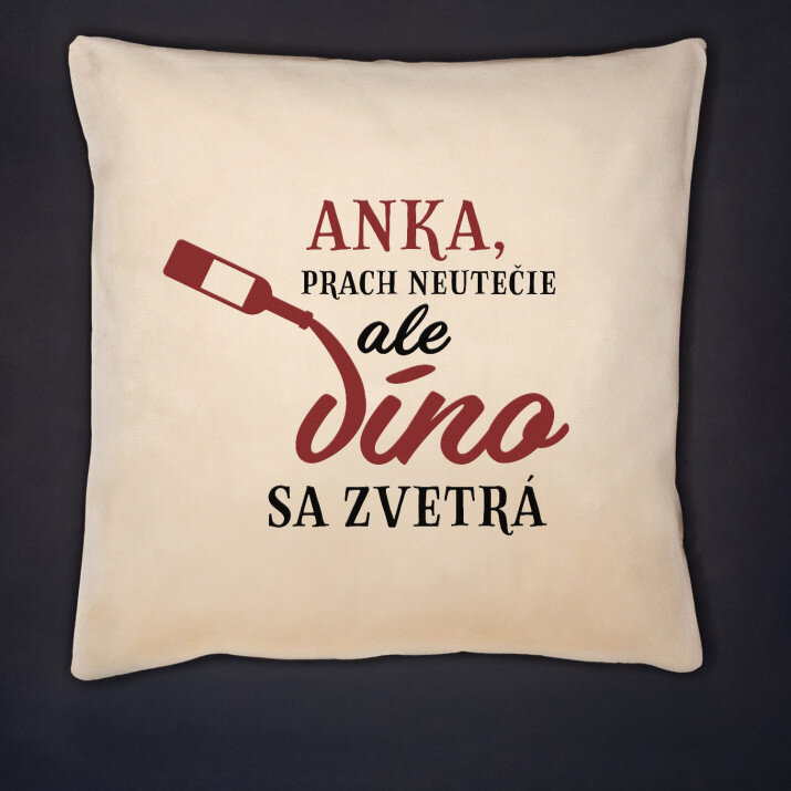 Prach neutečie - Dekoračný vankúš