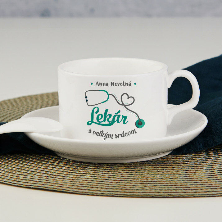 Lekár s veľkým srdcom - Šálka s podšálkou