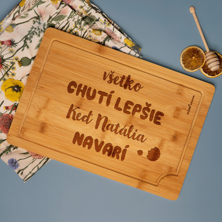 Chutí lepšie - Doska s gravírováním