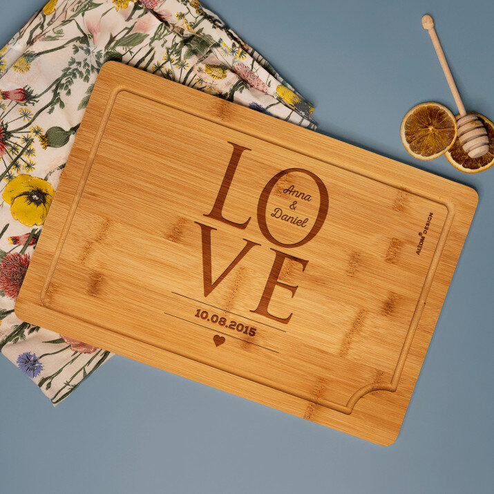 Love - Doska s gravírovaním