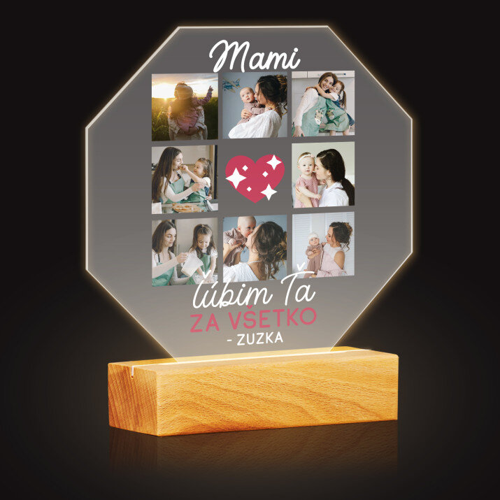 Mami ľúbim ťa za všetko - Osemuholník