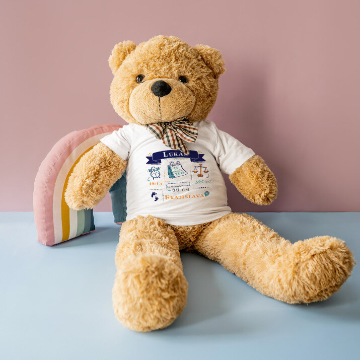 Narodenie dieťaťa - Medvedík 90 cm