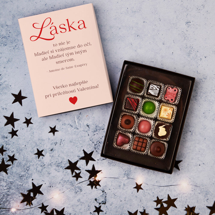 láska citát - Pralinky z belgickej čokolády