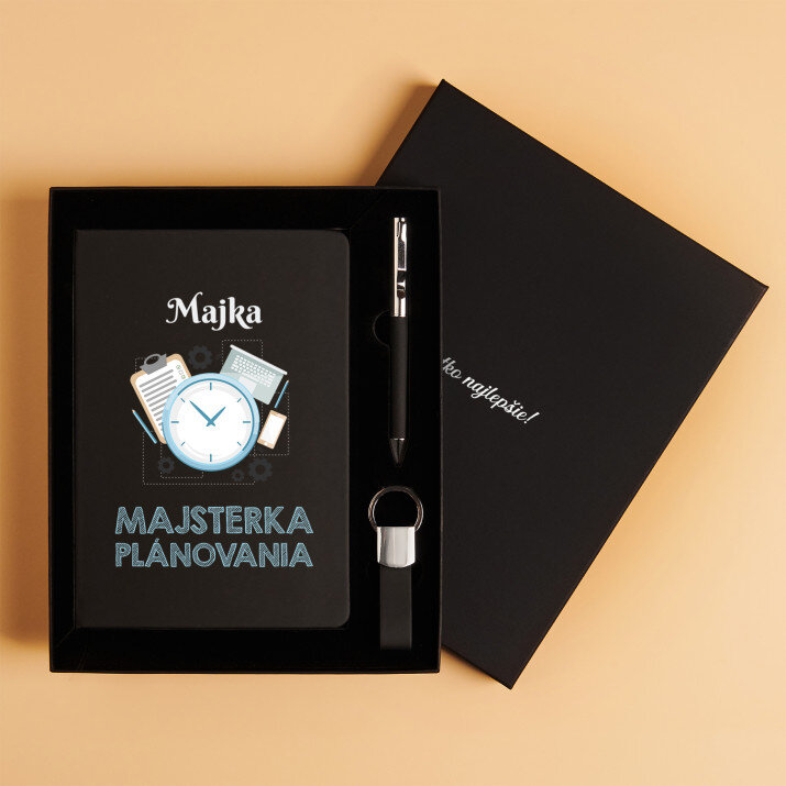 Majsterka plánovania - Súprava so zápisníkom