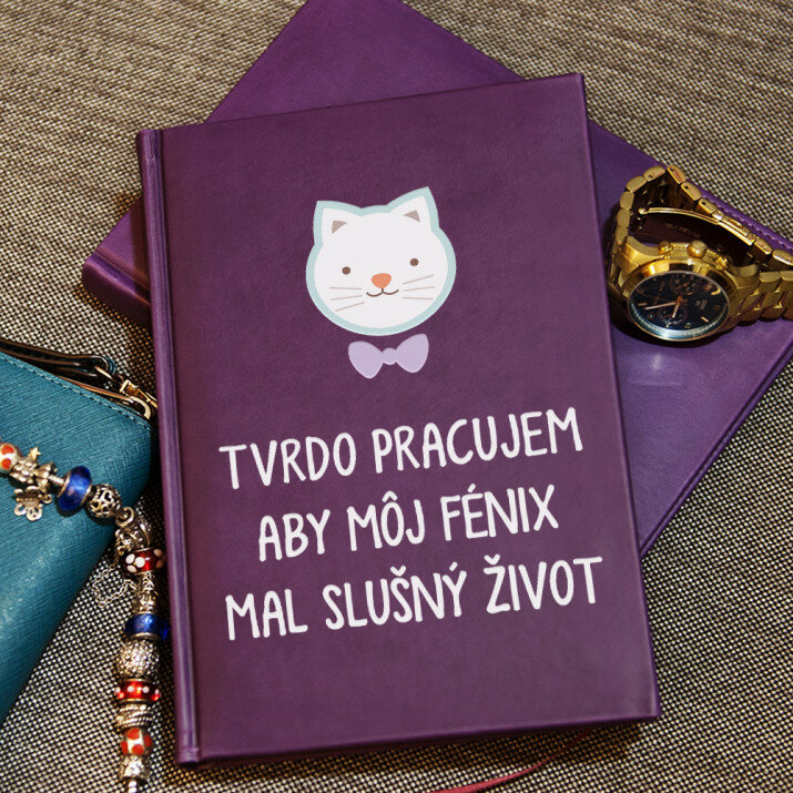 Moja mačkat - Notes A5 s potiskem