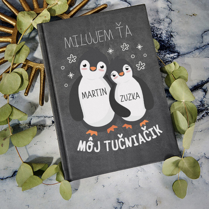 Môj tučniačik - Notes A5 s potiskem