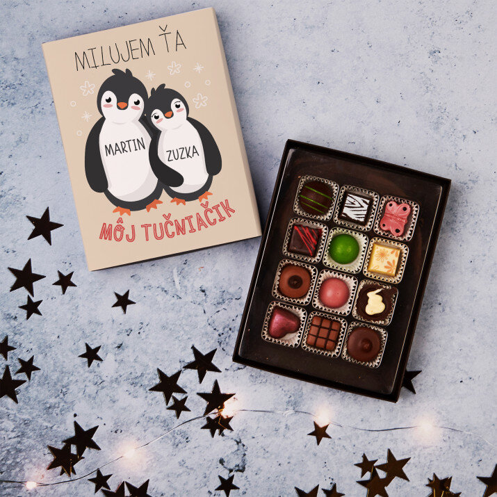 Môj tučniačik - Pralinky z belgickej čokolády