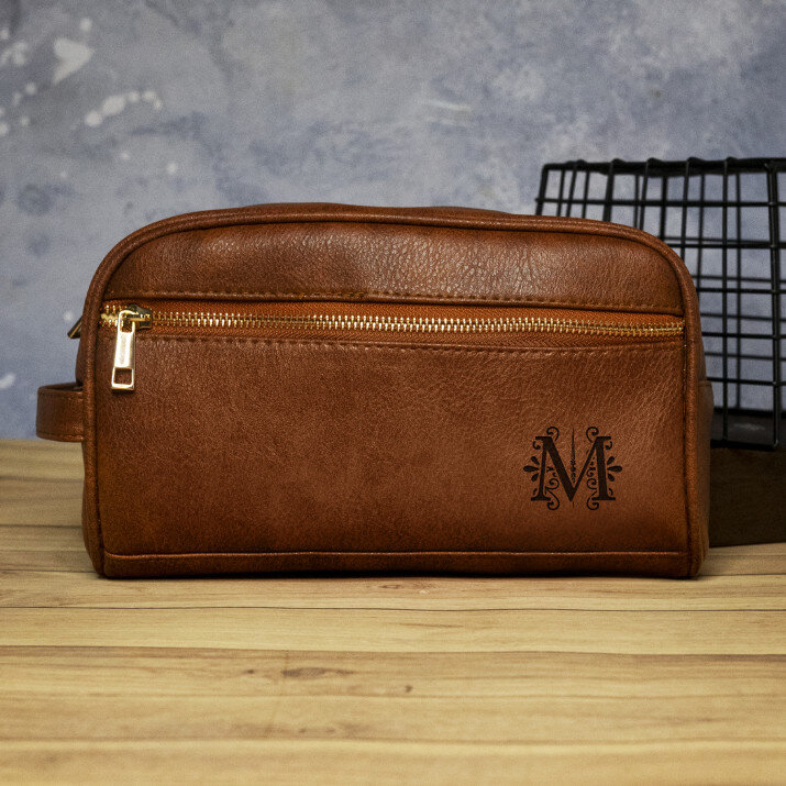 Monogram - Pánska kozmetická taška s gravírovaním