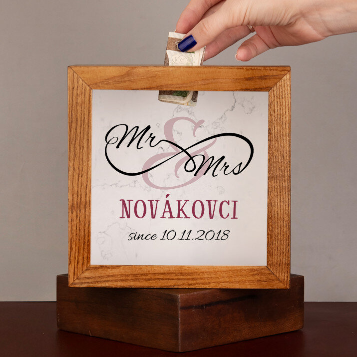 Mr&mrs - Drevené prasiatko