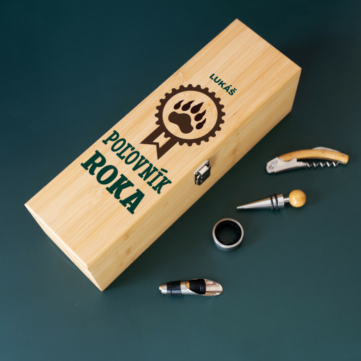 poľovník roka - Box na víno