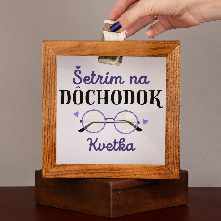 Na dôchodok - Drevené prasiatko