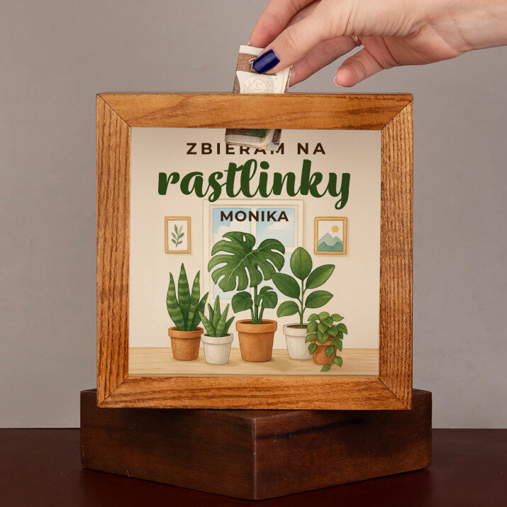 Na rastlinky - Drevené prasiatko