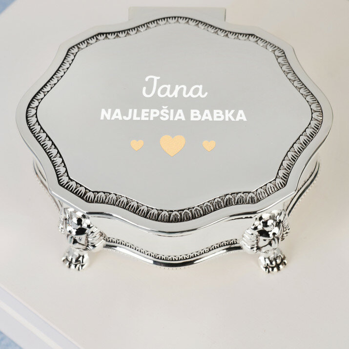 Najlepšia babka - Strieborná šperkovnica
