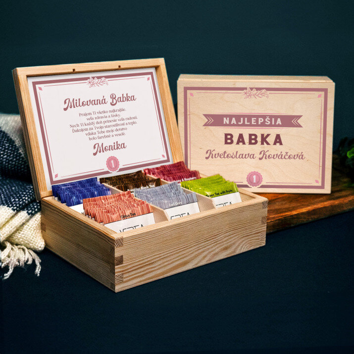 Najlepšia babka - Sada čajov v krabičke