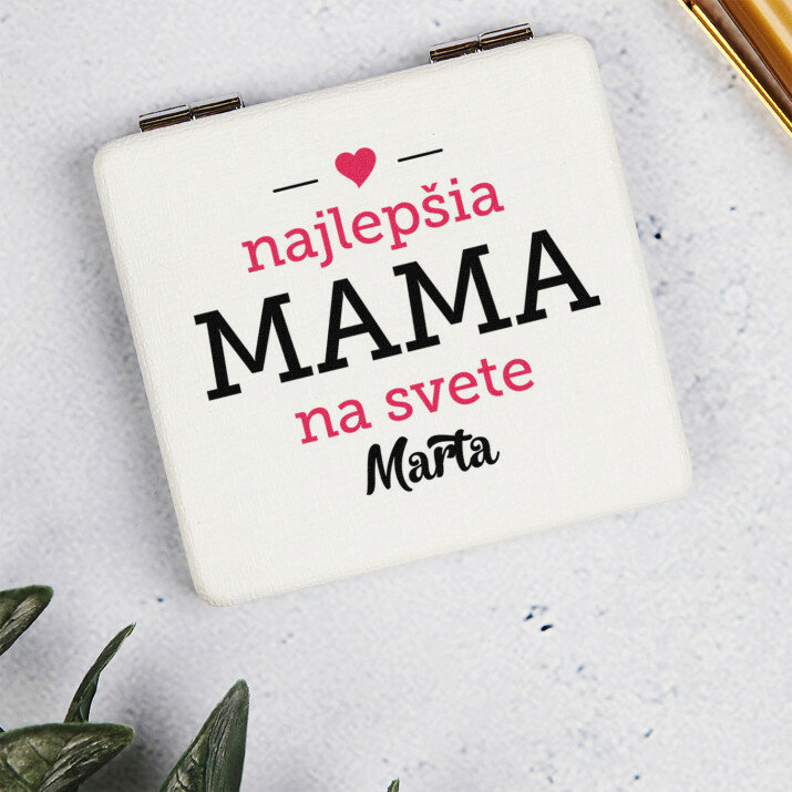 Najlepšia mama na svete - Vreckové zrkadielko