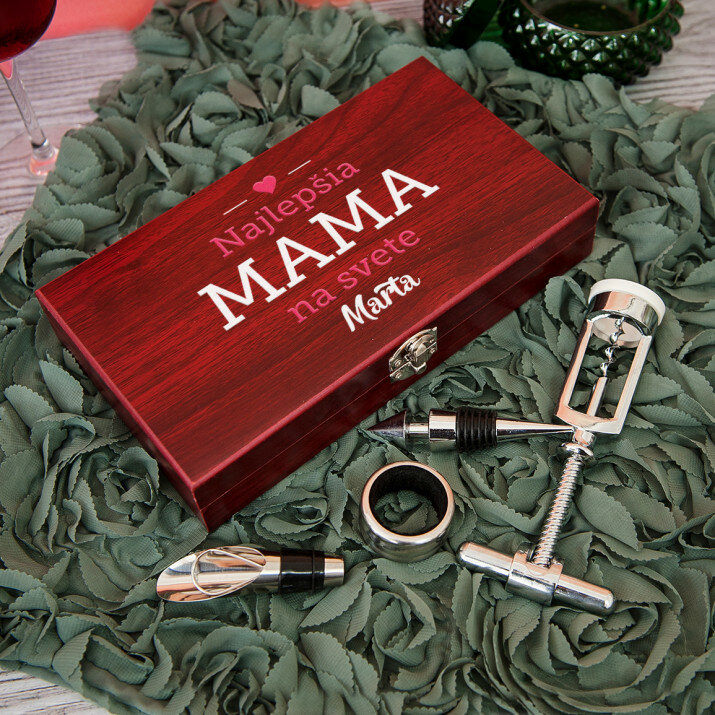 Najlepšia mama - Súprava na víno