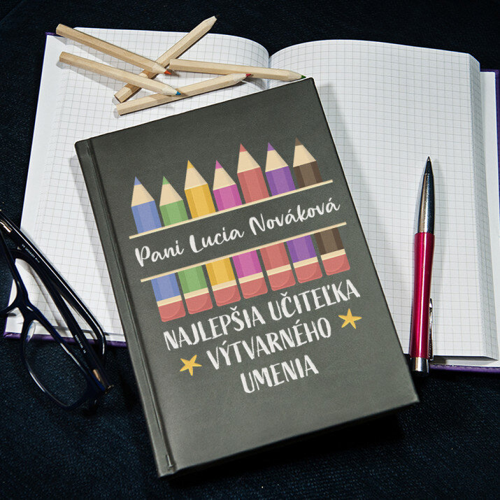 Najlepšia učiteľka umenia - Notes A5 s potiskem