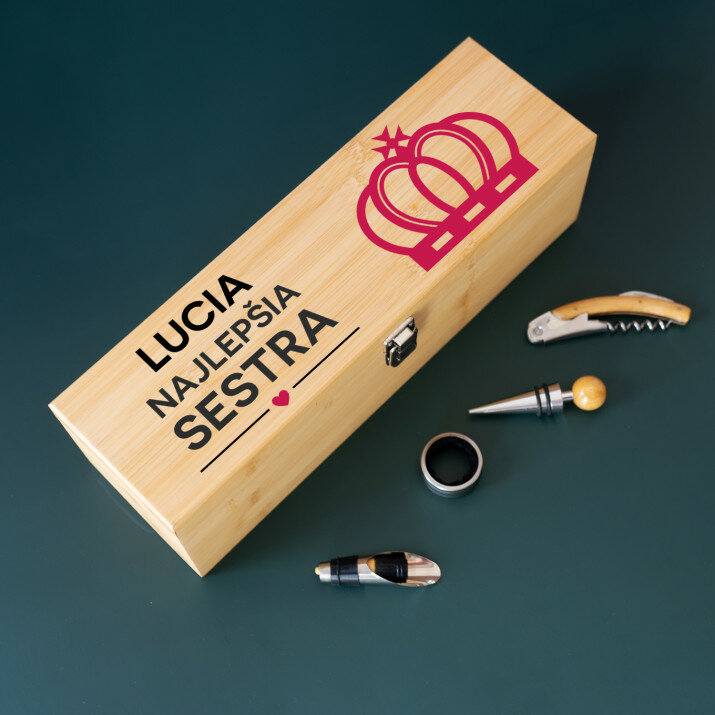 Najlepšia sestra - Box na víno