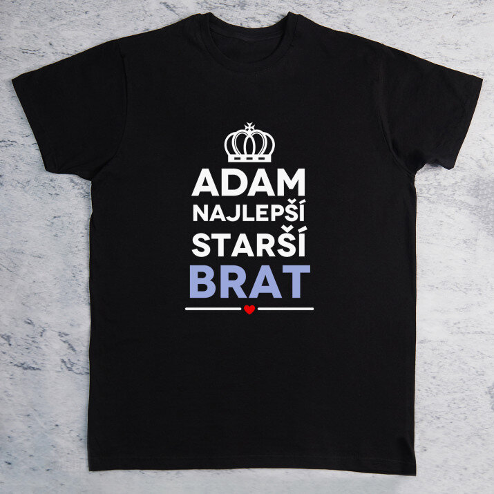 Najlepší brat - Pánske čierne tričko