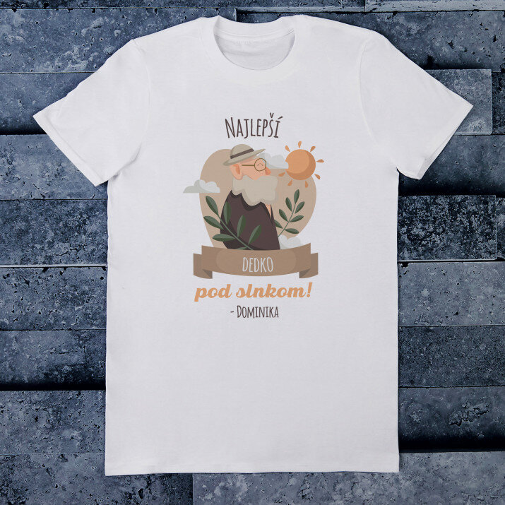 Najlepší dedko pod slnkom - Pánske tričko s potlačou
