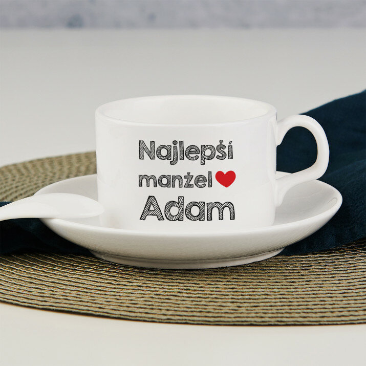 Najlepší manžel - Šálka s podšálkou