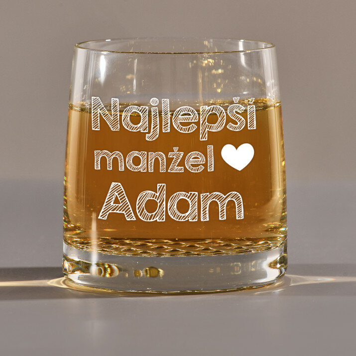 Najlepší manžel - Pohár na whisky