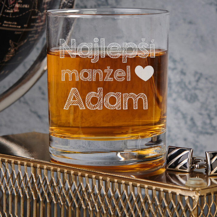 Najlepší manžel - Pohár na whisky