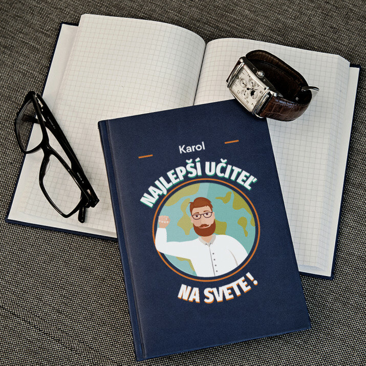 Najlepší učiteľ na svete - Notes A5 s potiskem