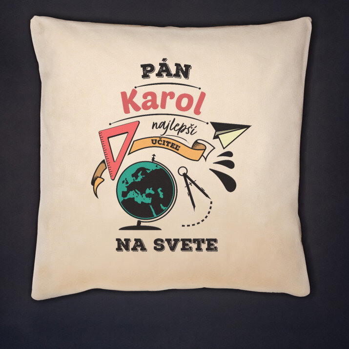 Najlepší učiteľ - Dekoračný vankúš