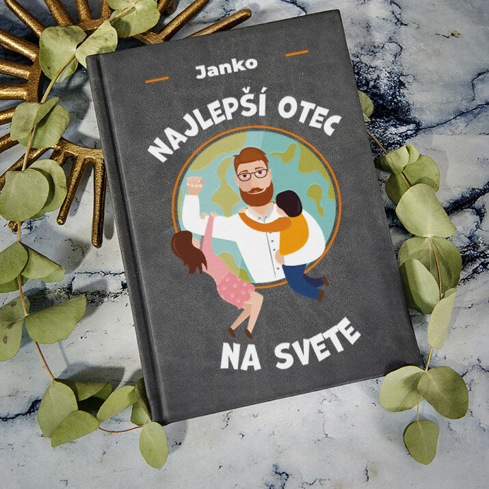 Najlepší otec na svete - Notes A5 s potiskem