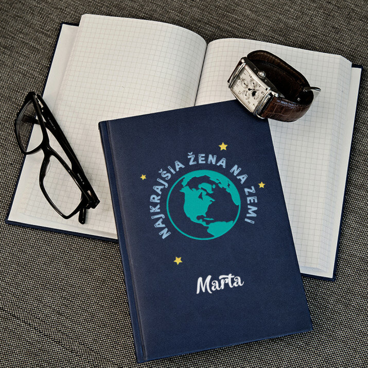 Najkrajšia žena - Notes A5 s potiskem
