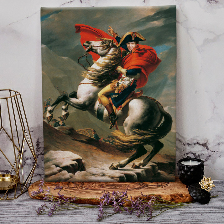Napoleon na koni - Kráľovský portrét