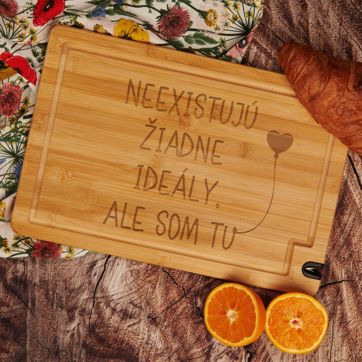 Nexistujú žiadne ideály - Doska s gravírováním