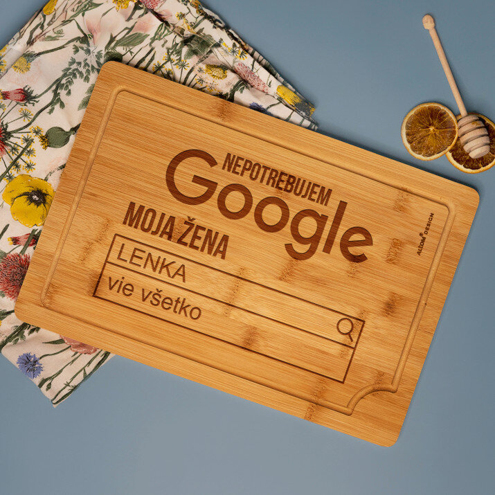 Nepotrebujem Google - Doska s gravírováním