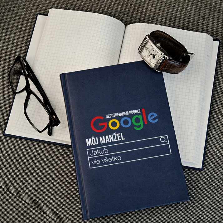 Nepotrebujem google - Notes A5 s potiskem