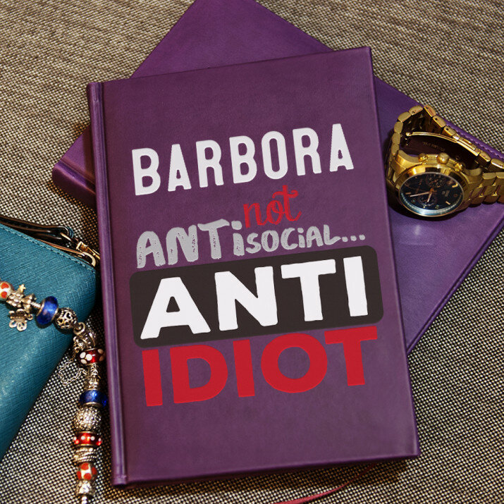 Not antisocial - Notes A5 s potiskem
