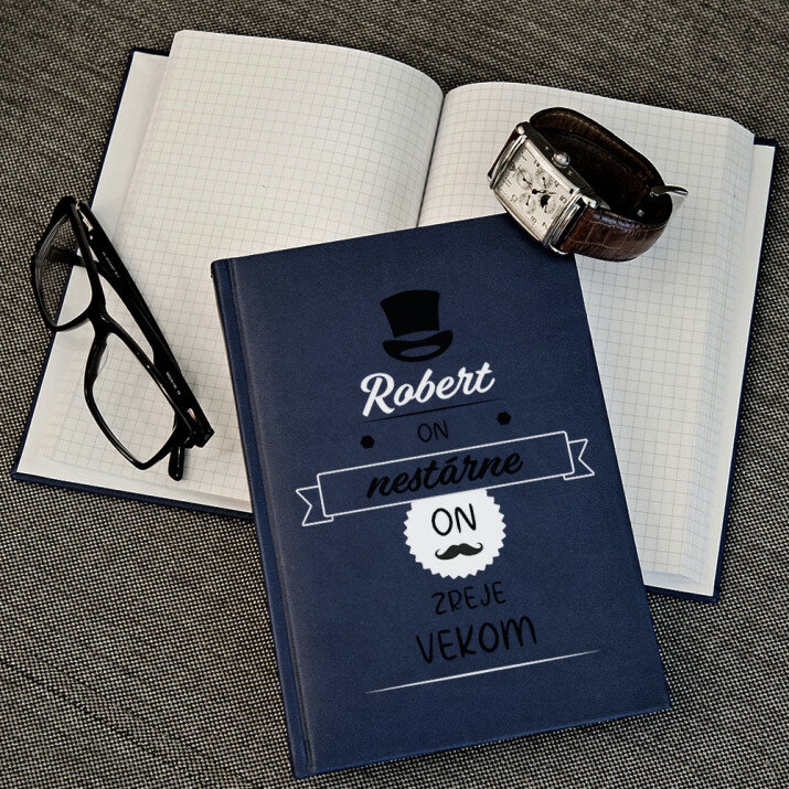 On nestárne,ale zreje vekom - Notes A5 s potiskem