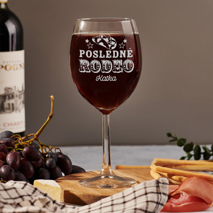 posledné rodeo - Gravírovaný pohár