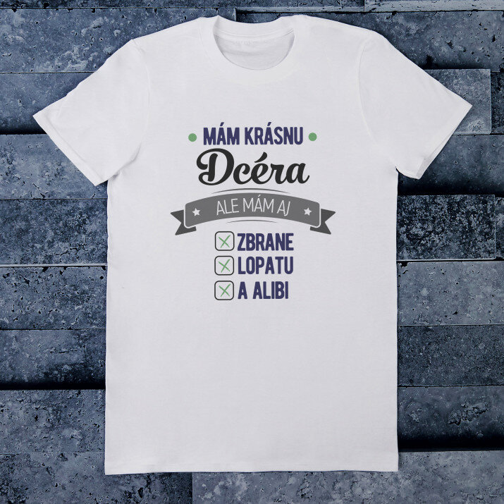 Krásna dcéra - Pánske tričko s potlačou