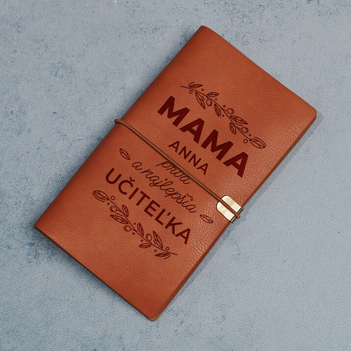 prvá a najlepšia učiteľka - Retro zápisník