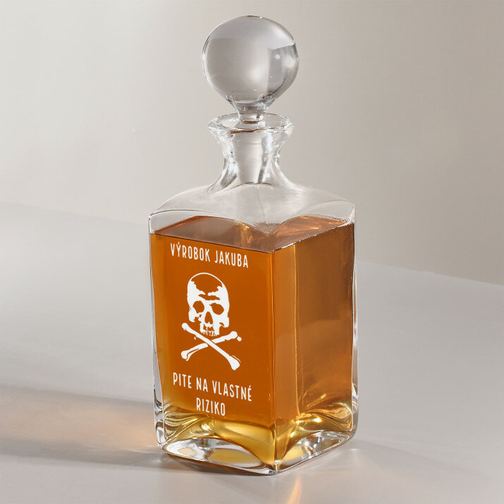 Pite na vlastné - Karafa na whisky
